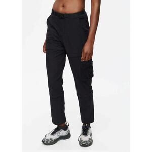 Outdoor Voices Women's XS RecTrek Zip-Off Pants Nylon Belted Cargo Hiking